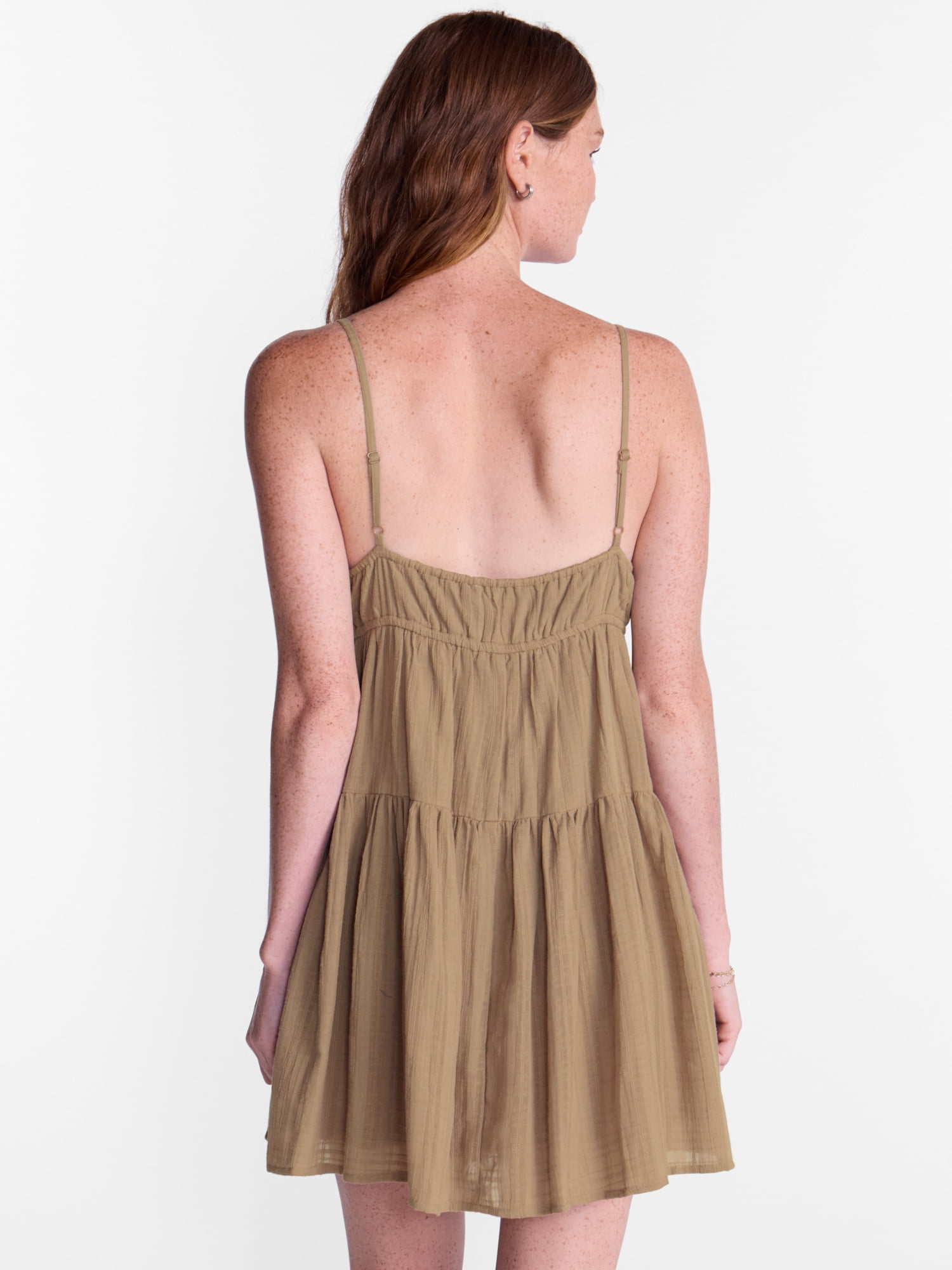 No Boundaries Embellished Trapeze Cotton Dress, Women's XXS-XXL