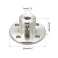 thumbnail image 3 of Acoplamientos de brida rígida de 3mm Diámetro interno H12*D10, conector de eje de motor para bricolaje, 3 of 4