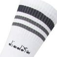 thumbnail image 3 of Diadora Unisex Tennis Socks - 3 Pack, Logo, Stripes White 43-46, 3 of 3