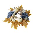 thumbnail image 1 of Corona Rústica Con Forma De Anillo Para Velas, Ideal Para Festivales, Comedores Y El Hogar., 1 of 9