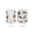 thumbnail image 4 of WIRESTER 11 Oz Ceramic Tea Cup Coffee Mug, Brindle Brown English Bulldog Funny Playful Postures, 4 of 8