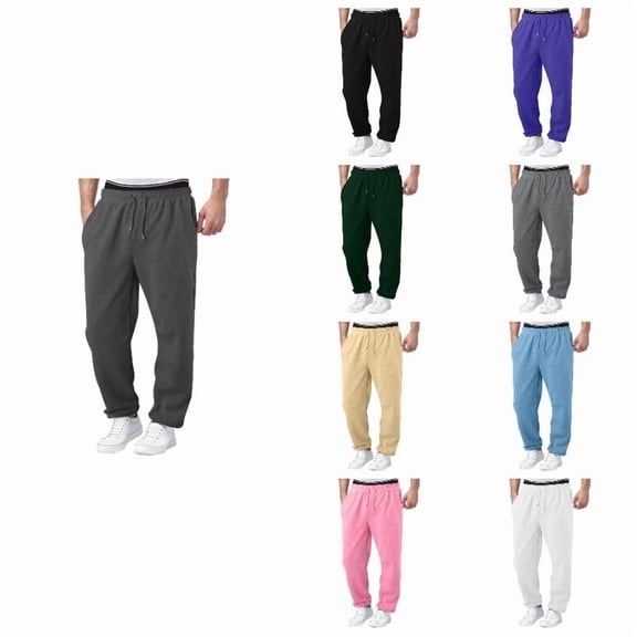 SGMVNU Kids Casual Pants Soft Sweatpants for Girls and Boys Comfortable Loose Fit Elastic Waistband Joggers Dark Gray Size 5-6 Years