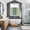 Khaki, sage green, variant on Purple Yellow Ombre Kitchen Curtains Window Panels, Farmhouse Modern Gradient Art Insulated Window Treatment Curtain, Grommet Curtains for Bedroom/Living Room/Bathroom, 2 Piece 52"Wx63"L