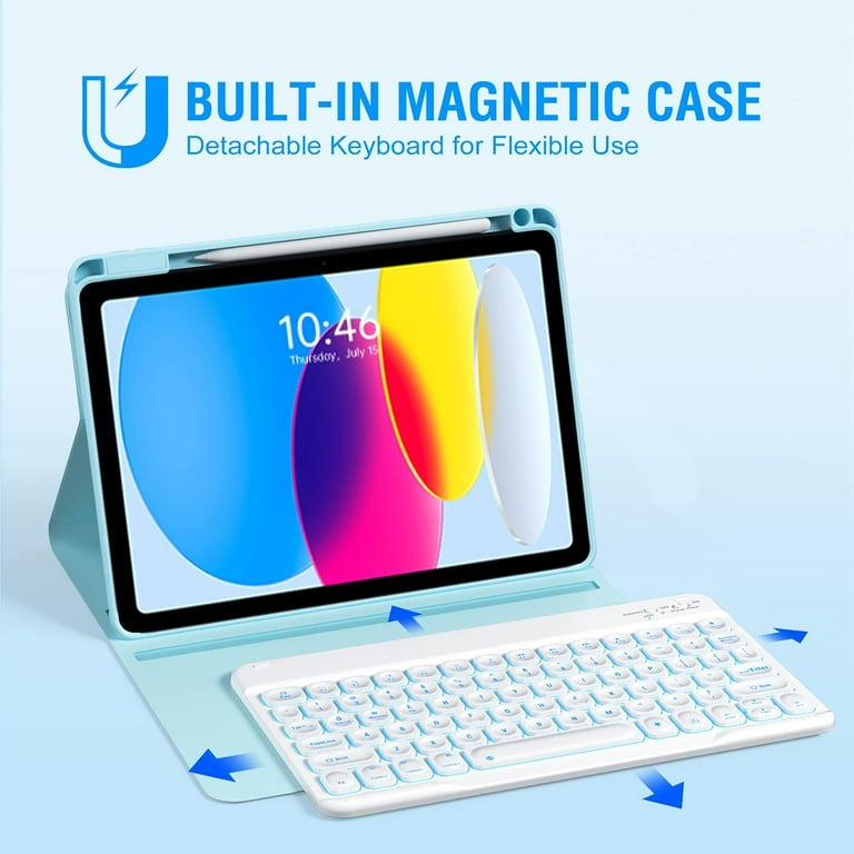 Walmart Keyboard Case for iPad 10.9-inch 10th Gen 2022 with