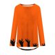 thumbnail image 5 of Ichuanyi liquidación de mujeres moda de verano estampado casual redonda redonda de manga suelta camiseta de manga larga blusa ICHUANYI WER202308247584, 5 of 5