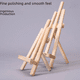 thumbnail image 4 of Mini caballete de madera de escritorio para niños, pequeño caballete plegable para óleo, caballete de mesa, trípode, 4 of 4