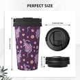 thumbnail image 3 of Goofa Snake And Flower for Insulated Travel Coffee Mug Spill Proof Leak Proof 16 OZCoffee Tumbler Reusable Coffee Cups with Lids Thermos for Hot and Cold Drink, 3 of 8