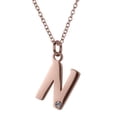thumbnail image 2 of Set de Joyería para Mujer Iniciales LuckyLy, Collar y Aretes Oro Rosa 18k, Modelo Yara rosa UNITALLA, 2 of 7