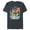 Navy Heather, variant on Guardians of the Galaxy Volume 3 Bowie Space Rainbow - Short Sleeve Blended T-Shirt for Adults - Customized-Ocean Blue