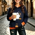 thumbnail image 4 of ZOYOEN Girls Halloween Graphic Hoodie- Cute Long Sleeve Pullover Funny Kids Sweatshirt 4-12, 4 of 6