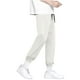 thumbnail image 2 of Pantalones largos para hombre, con cordón, cintura elástica, holgados, deportivos, casuales, de poliéster, 2 of 5