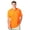 Orange, variant on BlueGeneration Men'S High Visibility Pique Polo Solid - Orange Large Solid