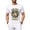 White-25, variant on Men's 100% Cotton Papa Shirt, Funny Dad Shirts Dinosaur Graphic Tee, Soft Short Sleeve Dad Shirt