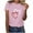 Pink, variant on Tbopshirt Valentine's Day T-Shirts for Women Short Sleeve Graphic Tees,Summer Plus Size Tops,Valentines Day Fashion Crewneck Printing Love Heart T-Shirt Casual Loose Womens Tops S-XXXL