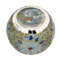 thumbnail image 3 of Glass Candle Holder, Romantic Sun Flower Pattern Candle Holder Craft Beautiful European Style  For Home, 3 of 8