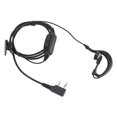 thumbnail image 3 of Earpiece, Black Headset K2 Port  With Mic For UV-82 For  Talkie, 3 of 8