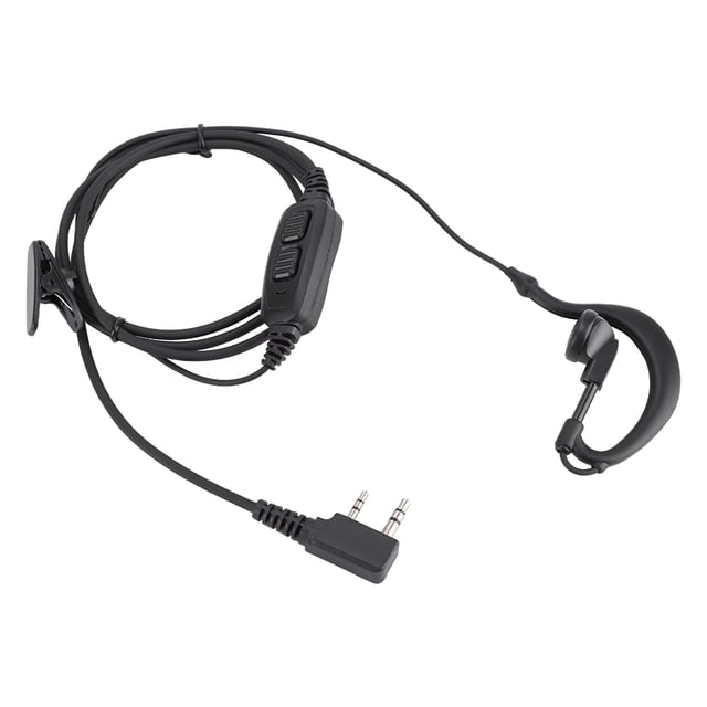 Auricular con PTT dual y micrófono para radio bidireccional Baofeng UV-82, UV 82, UV82L y UV-89