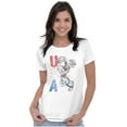 thumbnail image 4 of Popeye the Sailor Man USA Patriot Women's T Shirt Ladies Tee Brisco Brands S, 4 of 5