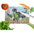 thumbnail image 2 of Carolines Treasures CK1222LCB Giant Schnauzer Spring Glass Cutting Board, Large, 2 of 2