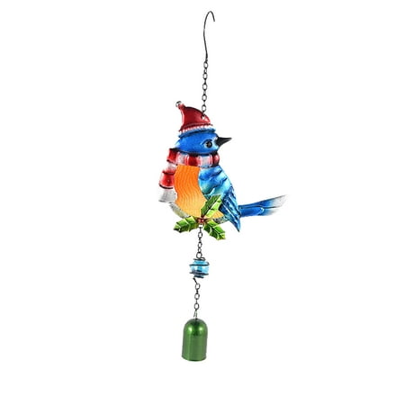 

Christmas Decoration Supplies WMYBD Creative Metal Iron Wind Chime Pendant Christmas Series Glass Color Painting And Painting