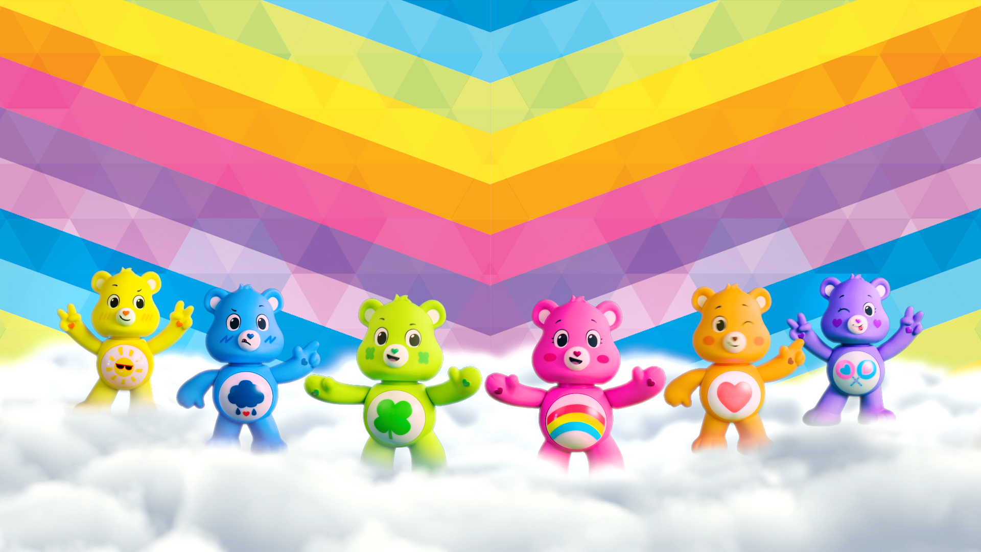 Care Bears - 5" Interactive Figure - Cheer Bear - 50+ Reactions & Surprises! - Ages 4+ - image 3 of 14