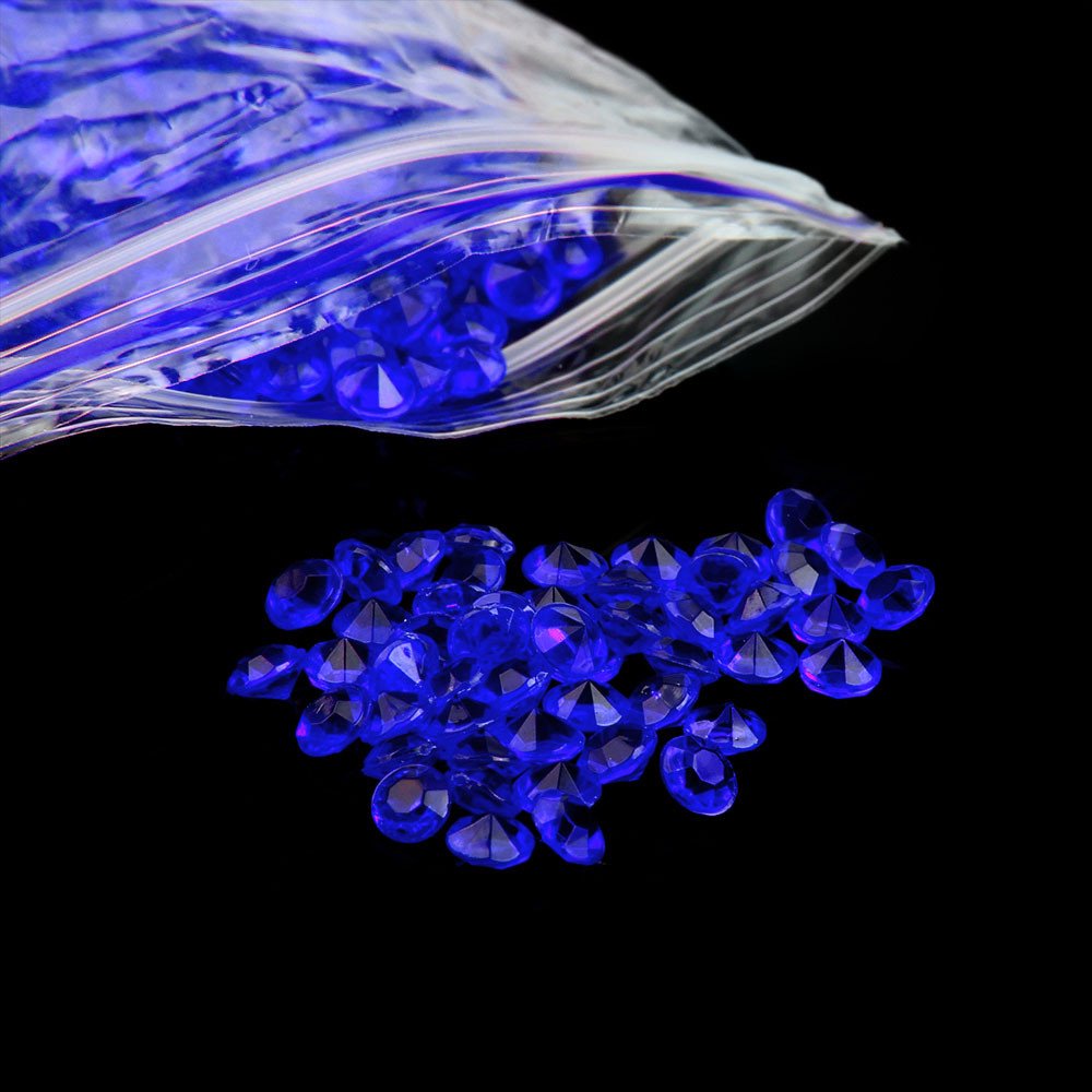 Moocorvic 1000Pcs Acrylic Crystals Gems 4.5mm Fake s Wedding Reception Decorations Table Scatter Bridal Shower Gift Party Favors,Crafts,Vase Fillers,