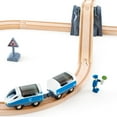 thumbnail image 6 of Hape: Passenger Train Set - Figure 8 Track Railway Set, Wooden Toy, 2 Magnetic Linking Trains, 2 Posable Figures & Accessories, Kids Ages 3+, 6 of 6