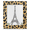 Black, variant on Herdesigns Leopard Print Flower Cheetah 4x6 Picture Frame Wood Photo Frame Table Display or Wall Hanging Decoration for Vertical or Horizontal Display
