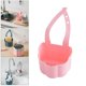thumbnail image 4 of Fregadero Multis Cesta Colador Estante de Drenaje Estante de Almacenamiento para Fregadero Soporte para Ventosa Soporte para Esponja Herramienta Pa - Rosa Rosado Sunnimix esquina del estante del desagüe del fregadero, 4 of 8