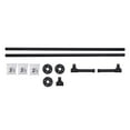 thumbnail image 3 of Industrial Stair Handrail, 8ft Matte Black Cast Iron with T-Structure, Hole-Punch Mounted Safety Rail for Elderly, Indoor Use, 3 of 10