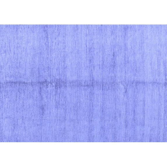 Ahgly Company Machine Washable Indoor Rectangle Abstract Blue Modern Area Rugs, 5' x 7'