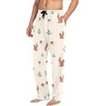 thumbnail image 5 of FREEAMG Men's Cotton Pajama Pants Lounge Sleep Pants Soft Sleepwear Pajama Bottoms with Pockets, 5 of 7