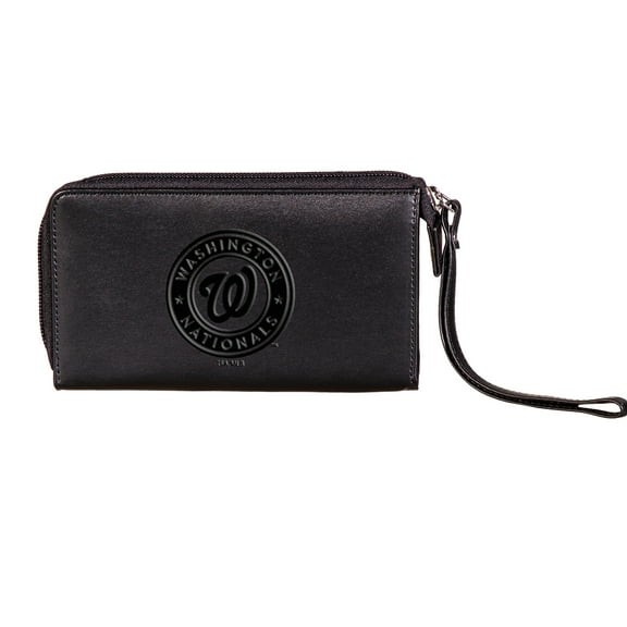 Black Washington Nationals Cell Phone Wristlet Wallet