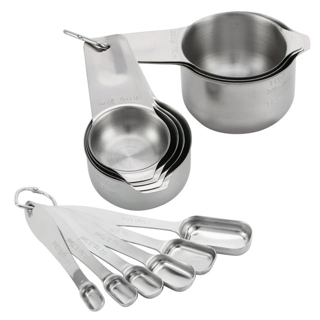 Herramienta de Mediciónica, Mediciónica de Herramientas de Hornado de Acero inoxidable de Taza de Alta Dureza 13 piezas/set Herramientas de pastel de restaurantes para Hornado de