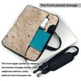 thumbnail image 2 of Lsque Tortilla Pattern Laptop Bag – Portable & Slim Single-Shoulder Computer Case with Adjustable Strap, Protective, Lightweight for 13”/14”/15.6” Laptops, 2 of 7