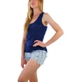 thumbnail image 3 of ToBeInStyle Women's Burnout Tank Top, 3 of 6