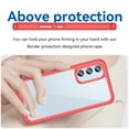 thumbnail image 6 of Dteck for Samsung Galaxy A54 5G Case, Shockproof Advanced Soft TPU Bumper Hard Clear PC Back Slim Fit Anti-Scratch Lightweight Protective Cover, Red, 6 of 8