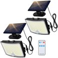 thumbnail image 1 of Luces solares para exteriores Adiding, 3500 LM, LED Flood, paquete de 2, 1 of 6