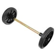 thumbnail image 2 of 1 Set Gallon Garbage Can Wheel Trash Can Rubber Wheel Garbage Can Wheel Replacement with Hollow Shaft, 2 of 8