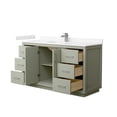 thumbnail image 3 of Wyndham Collection WCF111160SGBC2UNSMXX Icon 60" Free Standing Single Basin Vanity Set -, 3 of 7