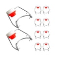 thumbnail image 1 of 10 Uds. Tapas de botellas con tapa abatible con juntas de silicona, botellas de vidrio, tapas herméticas para cerveza, vinagre, aceite, jarabe, botellas, anillo reutilizable a prueba de fugas, 1 of 8