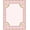 Pink, Pattern 3, variant on ODIKA 4'x6' Machine Washable Non-Slip Area Rug, Modern Trellis Lattice Interwoven Botanical Artistic High Traffic Rug, Beige, 478578