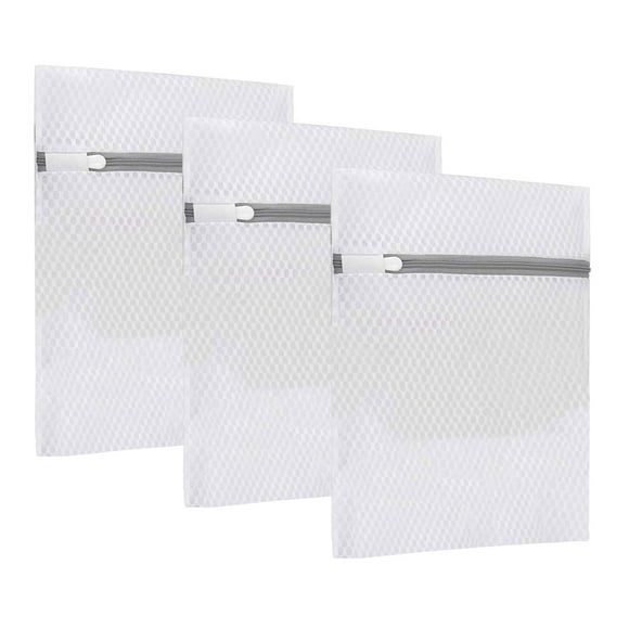 Moins de 5 Sacs à Linge en Maille pour Aspirateur à Air 3 Pcs Petit Sac de Lavage en Nid d'Abeille pour Bas de Noël sous-Vêtements