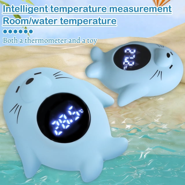 Bewildely Medidor de temperatura de baño para bebés resistente con un termómetro de agua único y encantador para la seguridad del bebé Termómetros