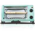 Mainstays 4Slice Toaster Oven, Classic Mint