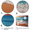 thumbnail image 3 of Designart "horizon Coastal Vibrations" Landscapes Floater Framed Canvas Print, 3 of 7