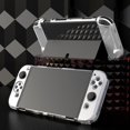 thumbnail image 4 of Para Carcasa Ns Oled Crystal Clear Anti-Scratch Case para NS OLED Transparente Flip Skin (Blanco), 4 of 6