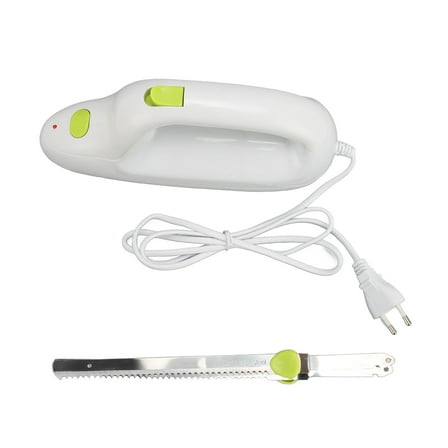 Electric Serrated Carving Knife Automatic Frozen Meat Cutting Knife for Meat Bread Vegetables Fruits EU Plug 220?240V