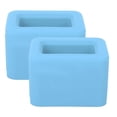 thumbnail image 1 of 2 uds. Soporte de silicona para hebilla de cinturón de seguridad de coche, receptor protector de cinturón de seguridad, accesorios para automóvil, color azul, 1 of 11