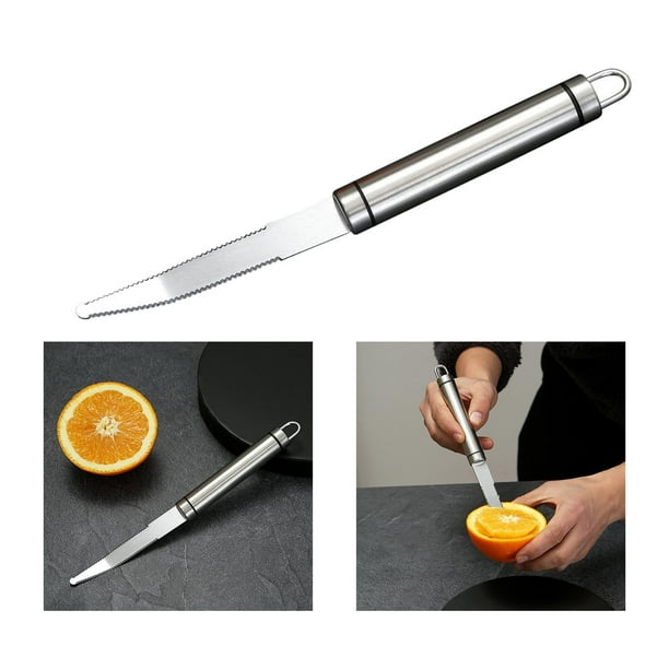 Couteau à éplucher le pamplemousse, en acier inoxydable 304, outil  d'épluchage, ouvre-orange - AliExpress